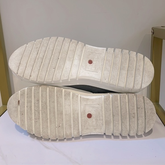 Blondo Florette Boot Gray Textile Flat Zip Ankle Stretch Waterproof - Picture 6 of 7